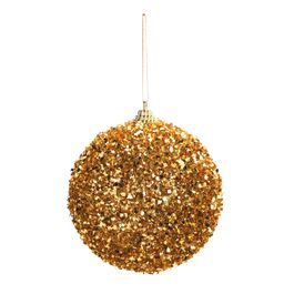 Bola Com Glitter Ouro