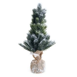 Topiaria Nevada Verde Marrom e Branco