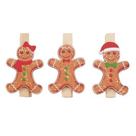 Prendedor Gingerbread Sortido Colorido