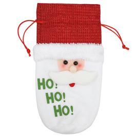 Adorno P Garrafa Noel Vermelho Branco Verde