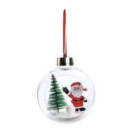 Bola Com Papai Noel Colorido