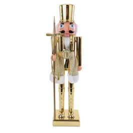Soldado De Chumbo Decorativo Bco/Our 60Cm