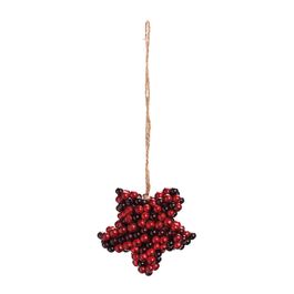 Estrela Texturizada Vermelho