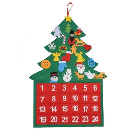 Decorativo P Pendurar Calendário Pinheiro Colorido
