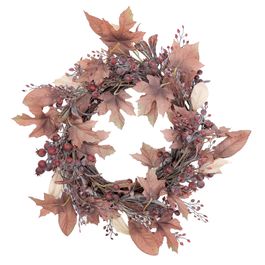 Guirlanda Folhas E Frutas Mrr/Vrd/Vrm 40Cm