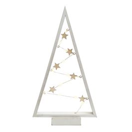 Pinheiro Decorativo Com 12Leds Marrom A Pilha