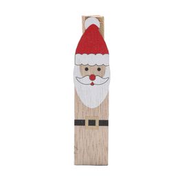 Prendedor Papai Noel Vermelho Branco