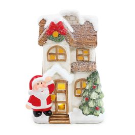 Casa Natalina Noel Com Led Colorido