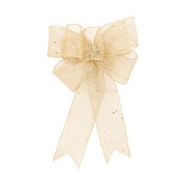 Laço Decorativo Telado Ouro