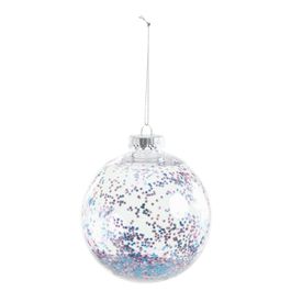 Bola Com Glitter Rosa/Azul