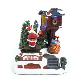 Cenário Noel C/Luz, Som E Movimento Clr 3Aa
