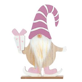 Kringle Decorativo Rosa Branco
