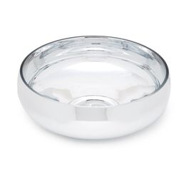 DECORATIVO DE MESA DE VIDRO PRATA