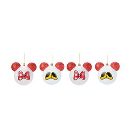 Bola Laço Sapato Minnie Vermelho Branco