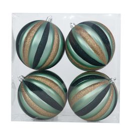 Bola Gomos Glitter /Verde/Ouro