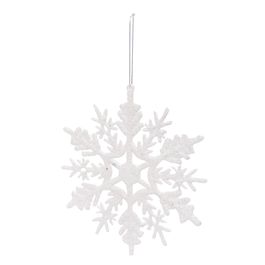 Enfeite Para Pendurar Floco Neve Branco