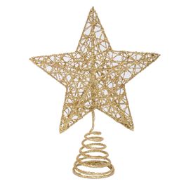 ACESSORIO PARA ARVORE TOPO ESTRELA OURO