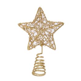 ACESSORIO PARA ARVORE TOPO ESTRELA OURO