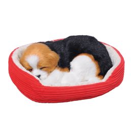 Cachorro Decorativo Marrom / Preto / Vermelho