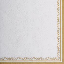 Guardanapo De Papel Branco Ouro