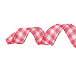 Fita Xadrez Vermelho/Branco