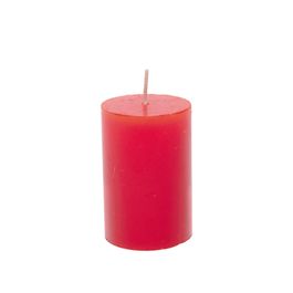 Vela Pilar Em Parafina 65Gr 6Cm Cor Vermelha
