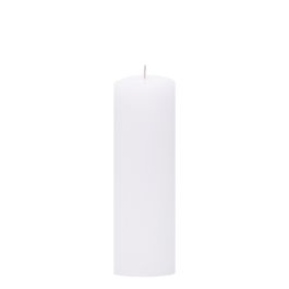 Vela Pilar Em Parafina 295Gr 12Cm Cor Branca