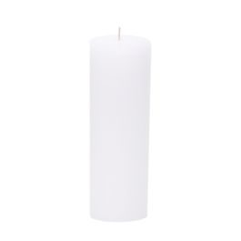 Vela Pilar Em Parafina 658Gr 20Cm Cor Branca