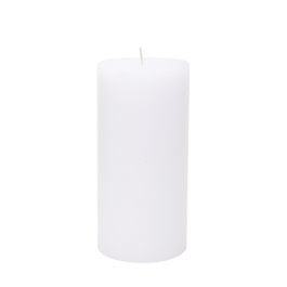 Vela Pilar Em Parafina 1355Gr 20Cm Cor Branca