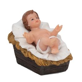 Menino Jesus Na Manjedoura Branco / Nude