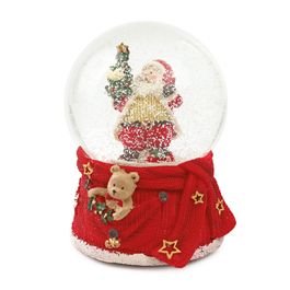 Globinho Noel Com Arvore Colorida