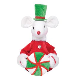 Animais Decorativos Rato Branco Vermelho Verde