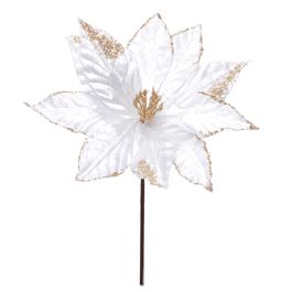 FLOR DECORATIVA CABO CURTO BRANCO