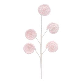 Pick 5 Candy Canes Acucarado Rosa Com Branco