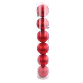 Bola Tubo Fosco Vermelho