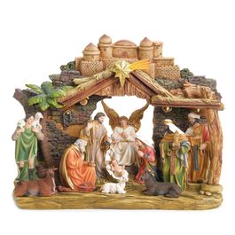 Presépio C/Luz E Som Clr 36Cm