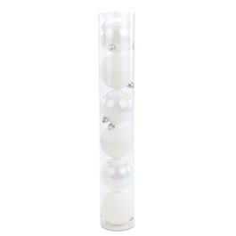 Bola Tubo Lisa/Glitter/Nac Branco