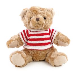 Urso Decorativo Com Suéter Marrom
