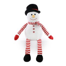 Boneco De Neve Decorativo Com Cachecol Vermelho