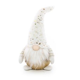 Kringle Decorativo Pelúcia Branco