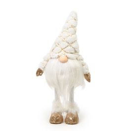 Kringle Decorativo Pelúcia Branco