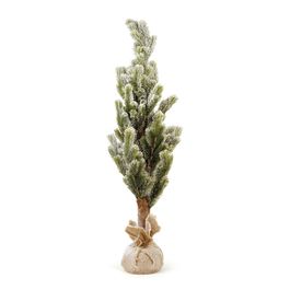 Topiaria Com Base Verde / Branco