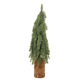 Topiaria Com Base Verde / Marrom