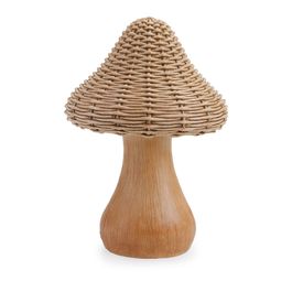 Cogumelo Decorativo Marrom Claro