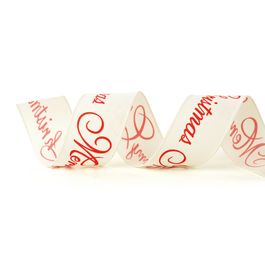 Fita Aramada Branco / Vermelho