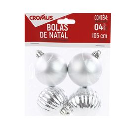 Bola De Enfeite Prata