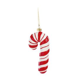 Enfeite Para Pendurar Candy Cane Vermelho / Branco