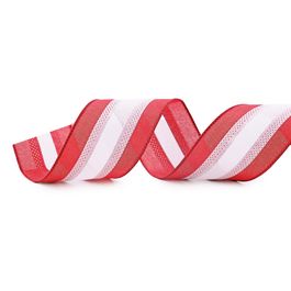 Fita Aramada Vermelho / Branco