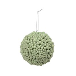 Enfeite Bola Com Paete Verde Claro