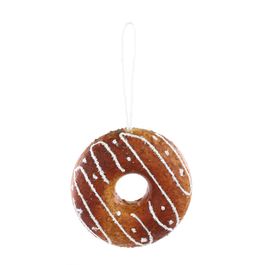 Enfeite Para Pendurar Donuts Marrom